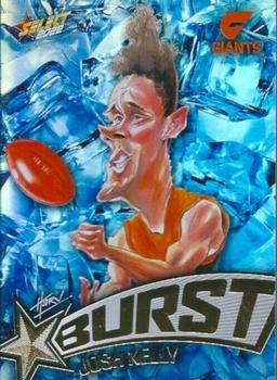 2022 Select AFL Footy Stars - Starburst Caricature - Ice #SBi30 Josh Kelly Front